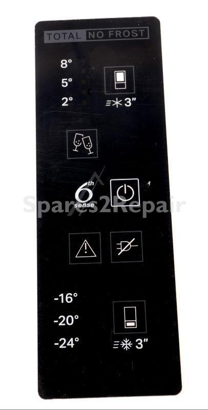 Display Unit - C00674358 488000674358 External Touch Door Glass [Whirlpool Indesit]