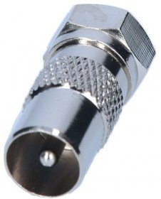Fuba Coaxial Adaptor - Ovz 080 Adapter, F-plug. - Coxial Plug