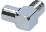 Fuba Coax Plug/f-socket - Ovz 069 Coax Plug-f-socket Adaptor 90º