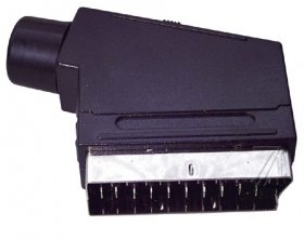 Compatible Scart Plug-din socket - Scart Plug - 6pol Din Socket - Switchable
