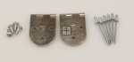 Door Hinges - C00630665 488000630665 Kit N 2 Hinges (biscotto) Art 13 [Whirlpool Indesit]
