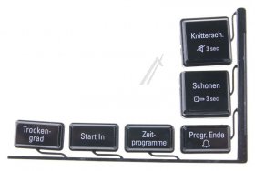 Button - C00533670 488000533670 Button Display Black [Whirlpool Indesit]