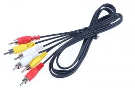 Stereo Cable Phono Plug - Av - C Kabel 3adrig Weiss,rot,gelb Tdd-1500-1900-2200