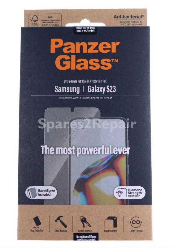 Panzerglass Display Protective Film - 7315 Panzerglass Screen Protector Samsung Galaxy S23 | Ultra-wide Fit W Easyaligner