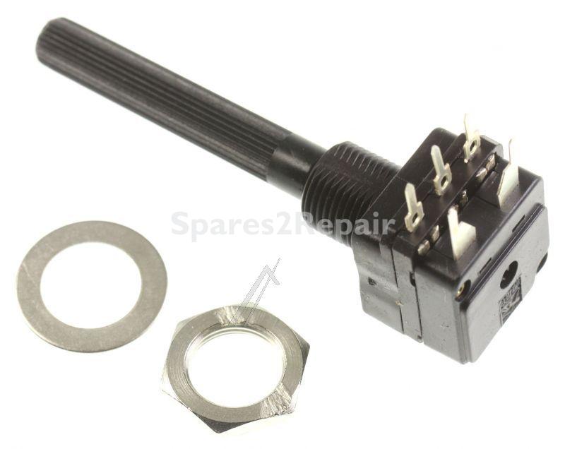Piher Mono Carbon Pot Linear - 25k-0,2w Drehpoti + Schalter Mono Linear 6mm Ø 0,2w -rohs-