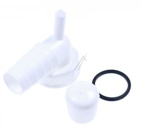 Asw Connection For Flexible Hose - Asw Schlauchanschlussset Ig 1 90gr, M Kondensatanschluss, Pp Weiss
