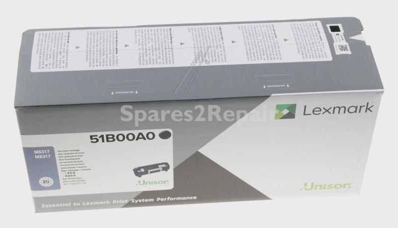 Lexmark Toner Cartridge - 51b00a0 Toner Cartridge Black 2 5k
