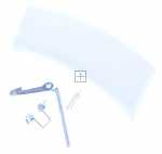 Compatible Washing Machine And Tumble Dryer Door Handles - Washing Machine Door Handle Alternative For Aeg 4055186607-50288843001-50290257000-50292022006-1325185013