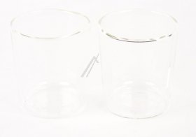 Cups - Dlsc318 As00001402 Double Wall Thermal Glasses 400ml Set Of 2 [Delonghi]