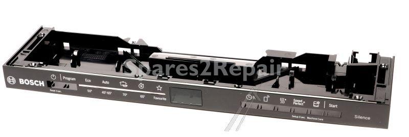 Panel - 11058386 Panel Frame Stainless Steel 6 Programs 5 Extra Functions 24h Time Preselection [Bosch Siemens]