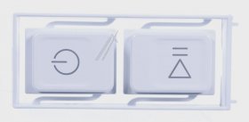 Button - C00534144 488000534144 Button On-off S-p White Fc [Whirlpool Indesit]