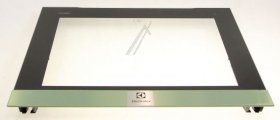 Door Glass - 140144772070 Window stainless Steel 596x465mm [Electrolux Aeg]