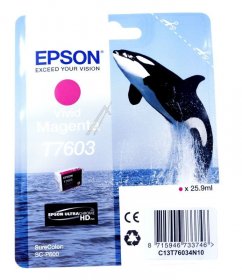 Epson Cartridge - T7603 C 13 T 76034n10 Ink Cartridge Magenta 25 9ml