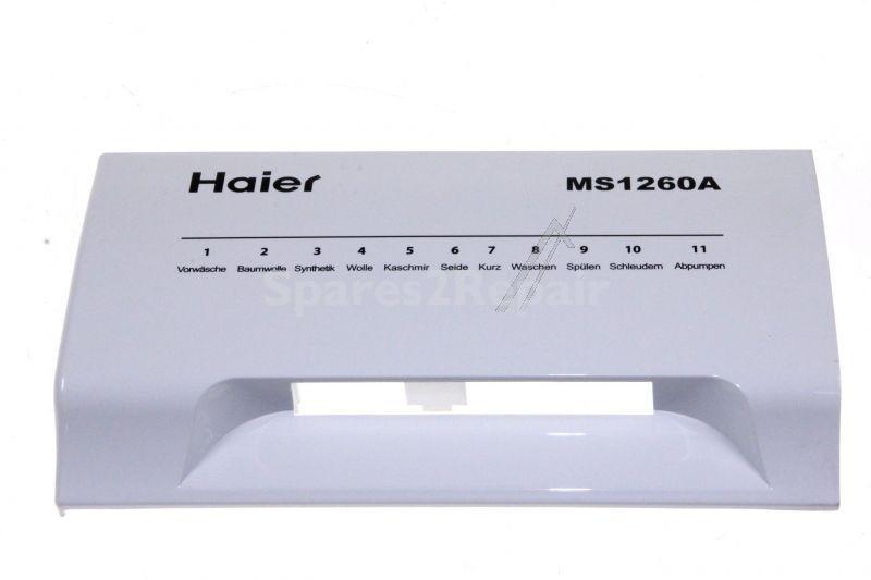 Haier Detergent Dispenser Cover - 0020505691b 49052297 Griff Für Waschmitteleinspülkasten