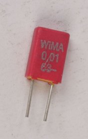 Wima Pulse Capacitors - 0 01uf-63v Mks0c021000b00kssd Mks02-capacitor Rm=2 5mm -rohs-compliant-