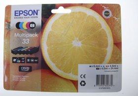 Epson Cartridge - 33 C13t33374010 Ink Cartridge Multipack Cmyk+glossy 24 4ml