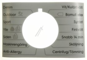 Panel - 140113765048 Programme Plate knob adhesive [Electrolux Aeg]