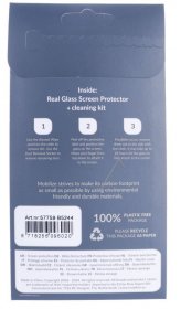 Mobilize Display Protective Film - 57759 Mobilize Glass Screen Protector Black Frame Apple Iphone 16 Pro