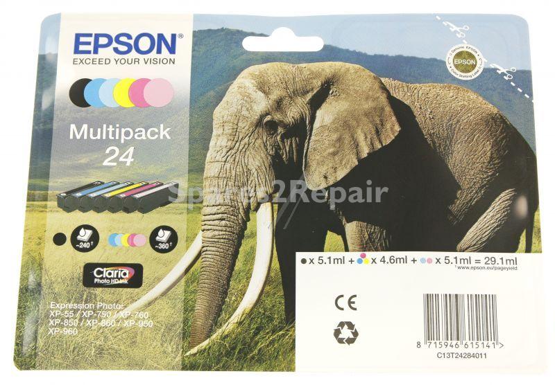 Epson Cartridge - 24 C13t24284011 Ink Cartridge Multipack Cmyk 29 1ml