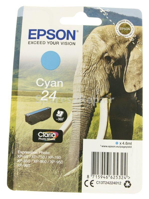 Epson Cartridge - 24 C13t24224012 Ink Cartridge Cyan 4 6ml