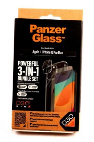 Panzerglass Leather Bag Gsm - B1175+2812 Panzerglass 3-in-1 Pack Iphone 15 Pro Max
