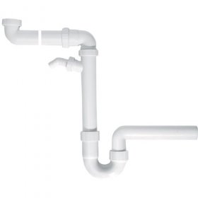 Siphon - Compact Siphon For Washbasin White 1 X50