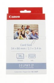 Canon Cartridge - Kc-36ip 7739a001 Paper 36 Sheets 86x54mm Incl Cartridge