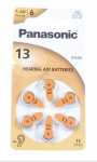 Panasonic 1.40v Button Cell Battery - Pr13 Hearing Aid Battery 1,4v, 300mah Pack Of 6