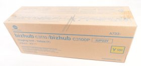 Konica Minolta Development Unit - Iu-p23y A73308h Developer Unit Yellow C3100p Bizhub Approx 25k Konicca