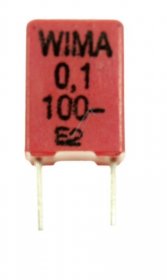 Wima Pulse Capacitors - 0 1uf-100v Mkp2d031001f00kssd Mkp2-pulse Capacitor Rm=5mm 100nf -rohs-compliant