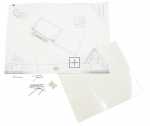 Fixation Plate - C00543155 488000543155 Installation Kit 45-60cm [Whirlpool Indesit]