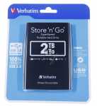 Verbatim Usb 2,5" Hard Discs - Store´n´go 2tb -usb3.0 Hdd, Bk