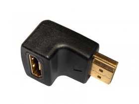 Inakustik Hdmi-jack/hdmi-plug - Premium Hdmi Mini Adapter, Plug-socket 90° Angled