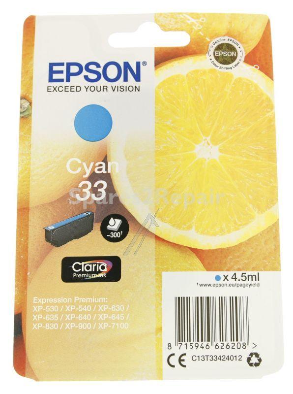 Epson Cartridge - 33 C13t33424012 Ink Cartridge Cyan 4 5ml