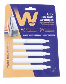 W Pro Workshop Service Aids - C00380142 484000008409 Anti-limescale Descaler For Steam Irons - 5 Single Measures