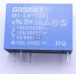 Goodsky Pcb Relay To 24v - 24vdc 10a-250vac Relay