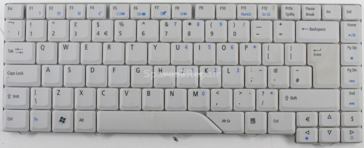 Acer Aspire 4920 - Keyboard - NSK-H3V0U - 9J5982V0U737027A3SA