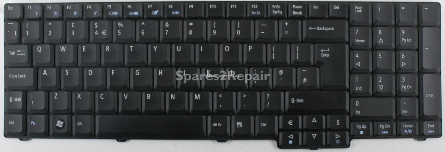 Acer Aspire 7730 - Keyboard - AEZY6E00010 - 9J.N8782.Q0U - Rev:3A