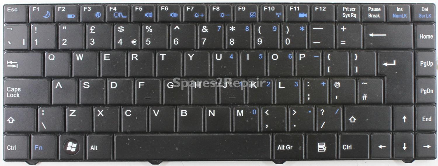 Advent Roma 2000 - Keyboard - 71AI50082-10 - V021928AK3 UK-R0