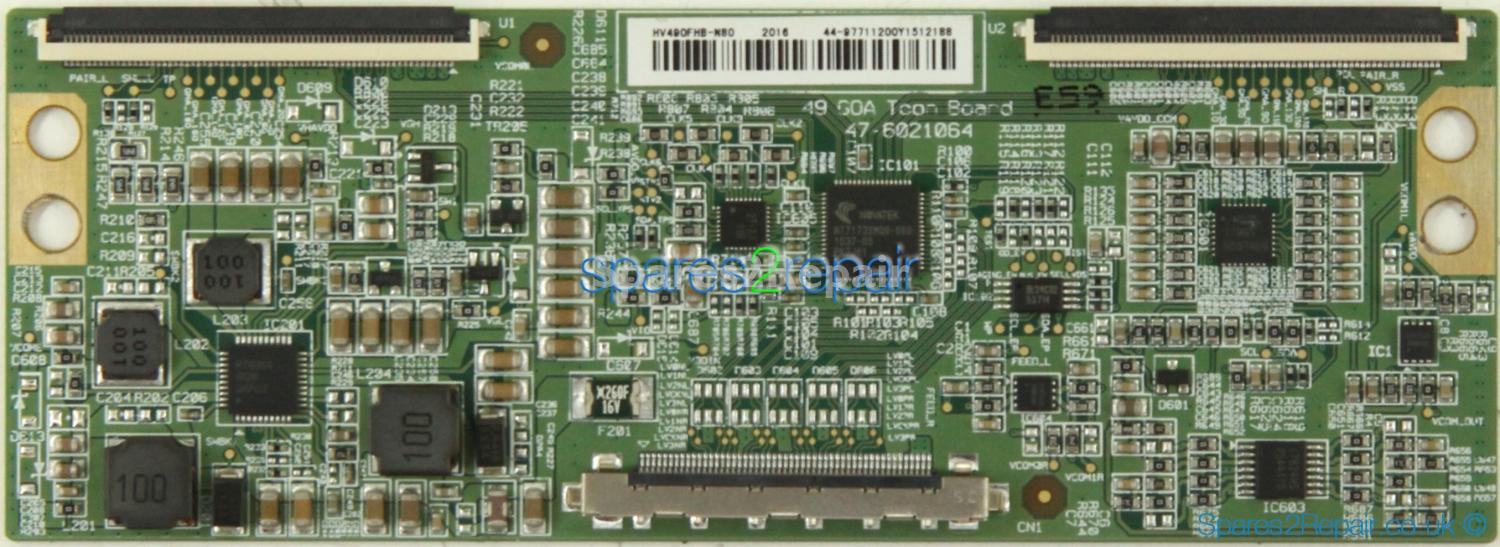 Baird TI4908DLEDBH - T-Con - 47-6021064 - 44-9771120 - HV490FHB-N80