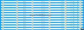 Barz LED Backlight Array JVC LT-65CA890 Logik L65AUE21 65" JR645R3HA7L LED65D06A-ZC66AG-03D 12pcs