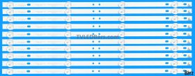 Baird LED Backlight Array Baird TI4910DLEDDS Cello C50ANSMT-4K V2 49" DS49M82 DS50M73-DS07-V01 10pcs