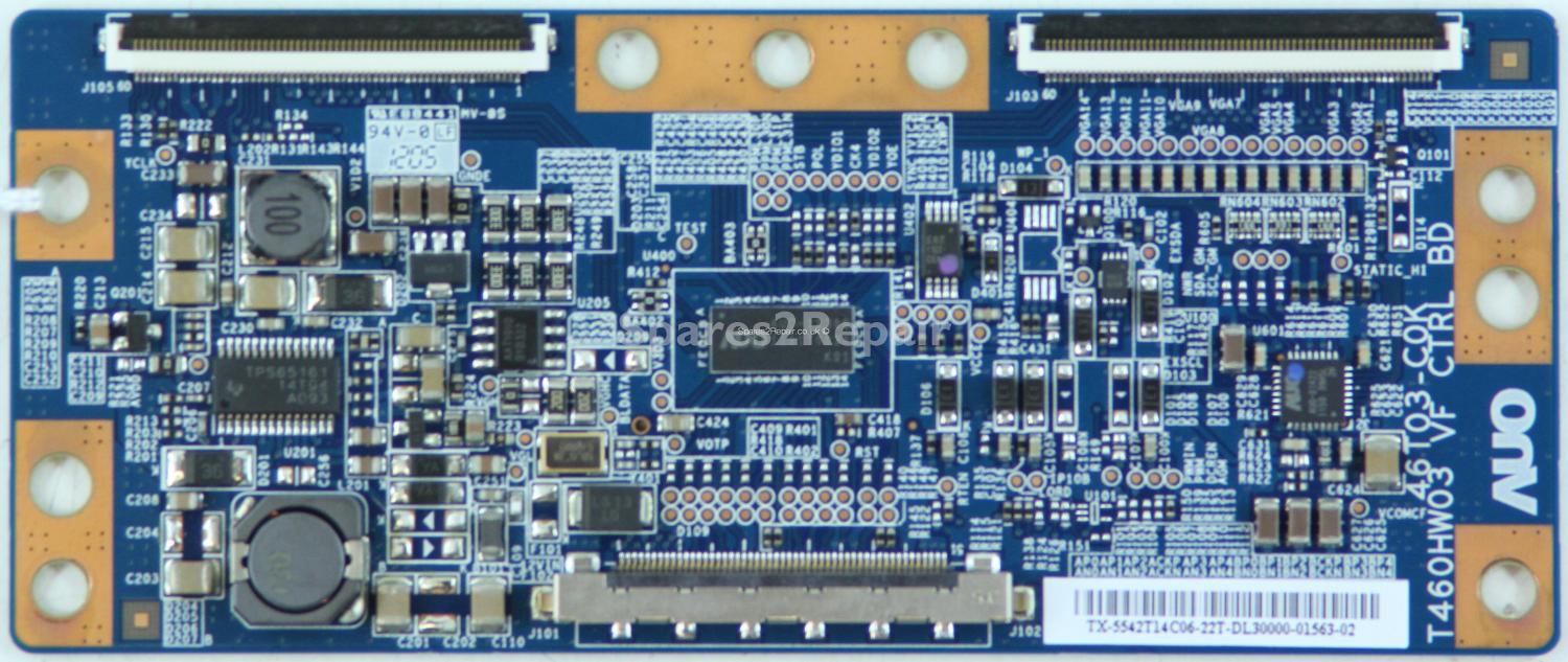Bush BLED42FHDAE - T-Con - 55.42T14.C06 - 46T03-C0K - T460HW03 VF CTRL BD