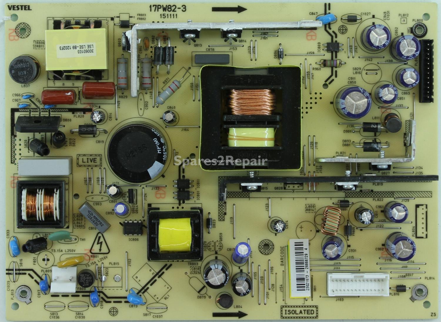 Celcus LCD423D913FHD - PSU - 17PW82-3 - 151111 - 23021673