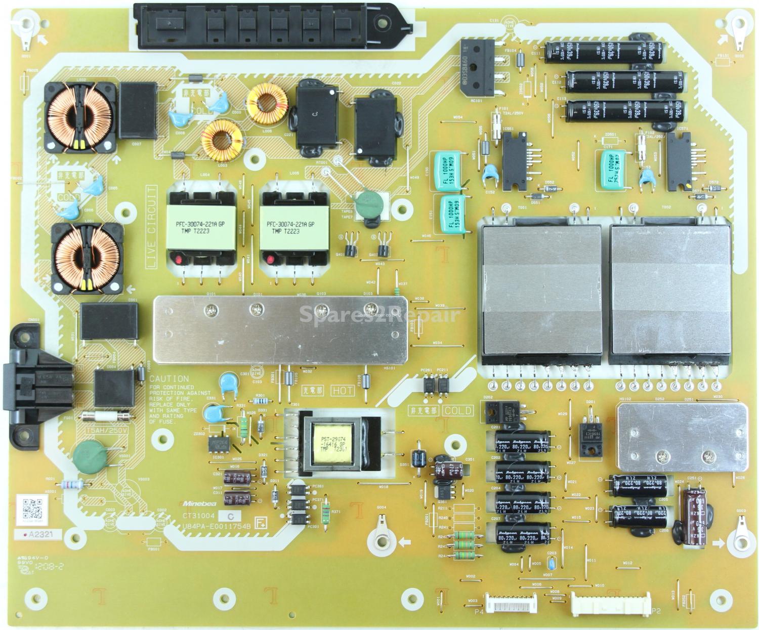 Panasonic TX-L55DT50B - Power Supply - CT31004 C - U84PA-E0011754B