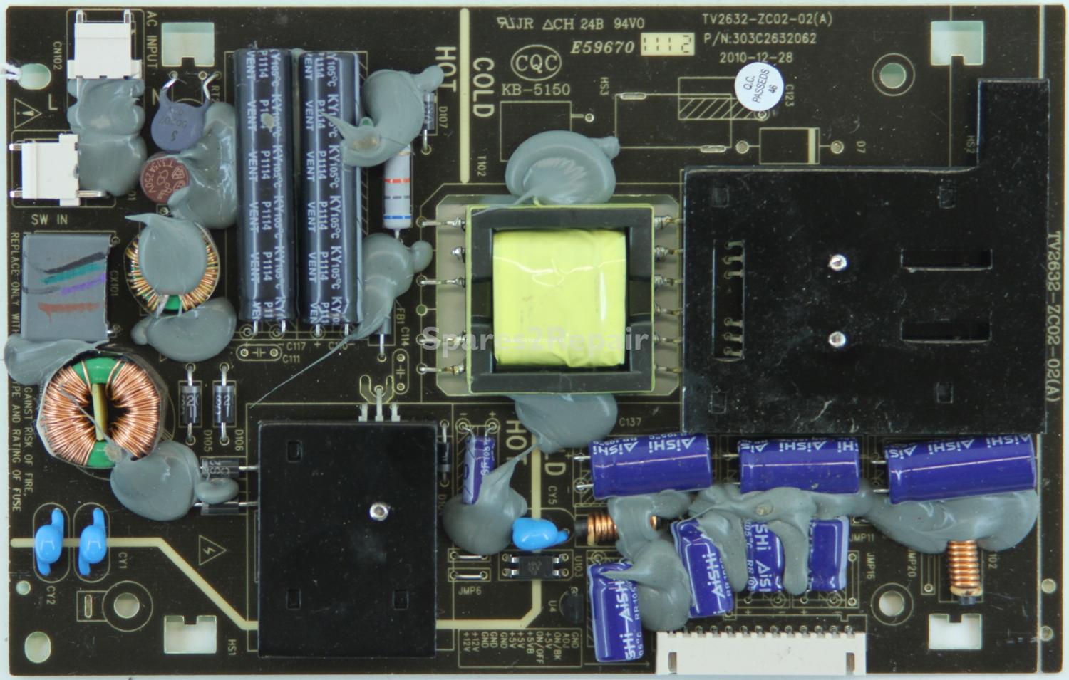 Haier LET26C430 - Power Inverter - TV262-ZC02-02(A) - 303C2632062