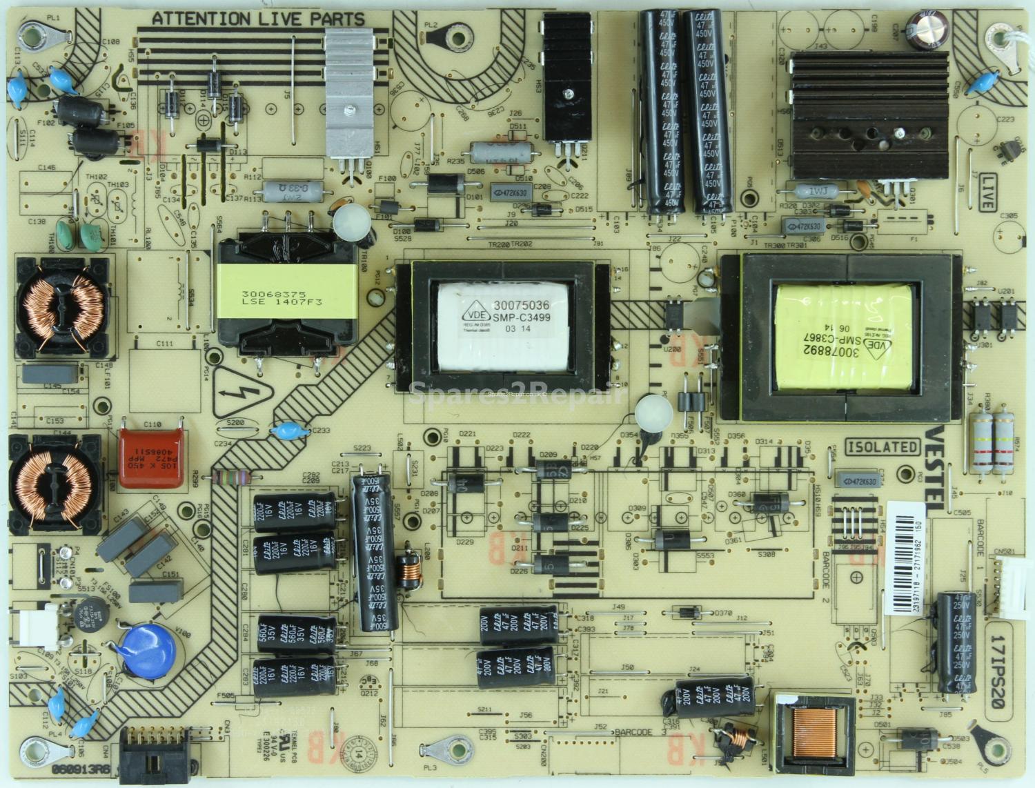 Isis 50273HDDLED - PSU - 23197118 - 17IPS20 - 060913R6