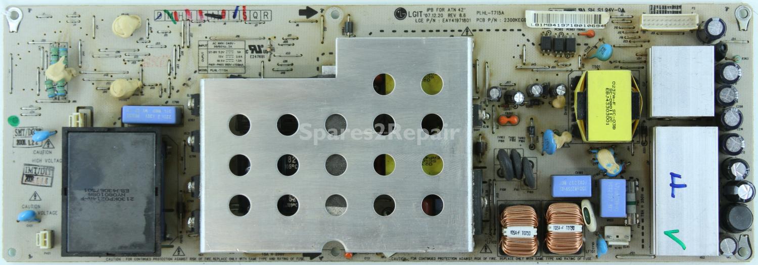 LG 42LG6000-ZA - PSU - EAY41971801 REV 8.6 - 2300KEG027A-F