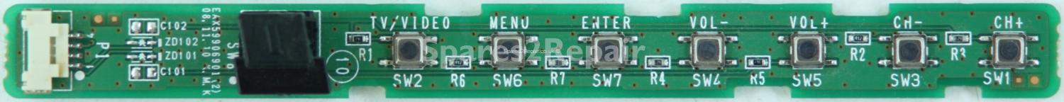 LG 50PQ6000 - Buttons - EBR61206201 - EAX59906901(2)