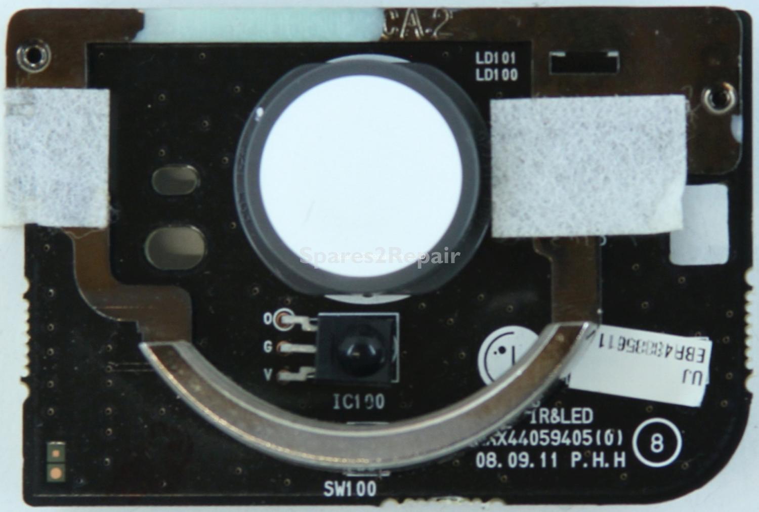 LG 37LF2500 - Power Button & IR - EBR48885611 - EAX44059405(0)